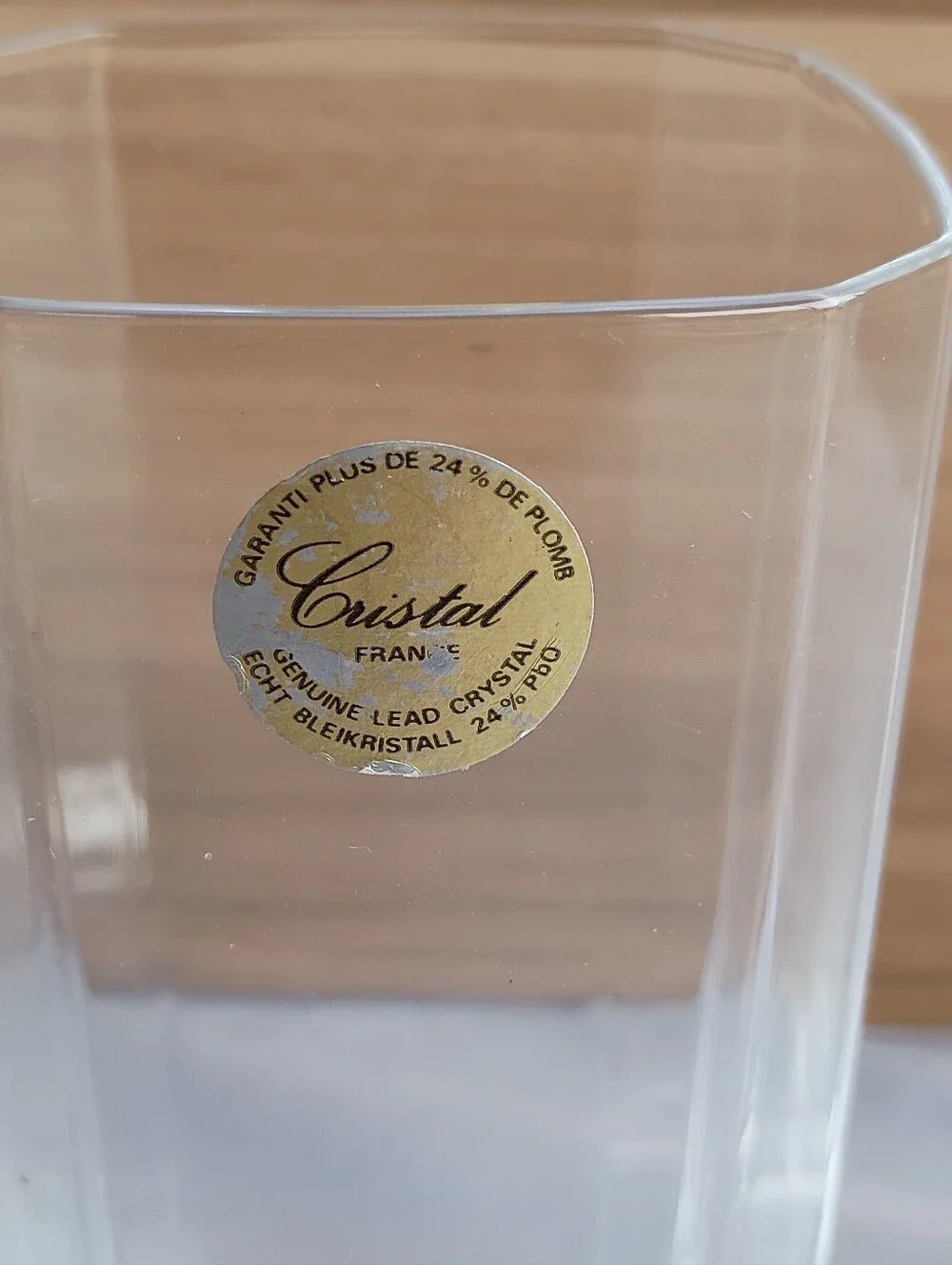 Vintage Cristal d'Arques-Durand full lead crystal highball glasses